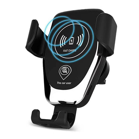 Car wireless charging mobile phone holder Air outlet gravity sensing bracket Samsung iPhone XS fast charging