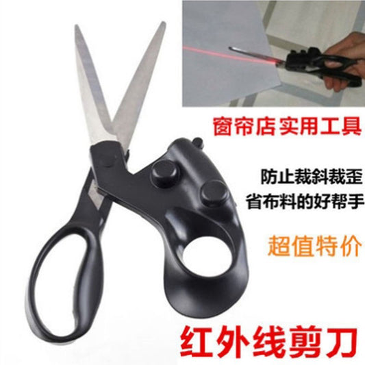 Hot selling cross-border office household stainless steel laser scissors infrared tailor scissors multifunctional scissors wholesale