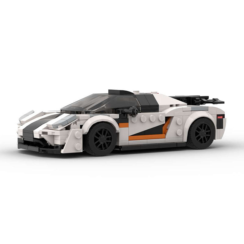 MOC compatible Lego speed series 8-grid Koenigsegg ONE building block racing car