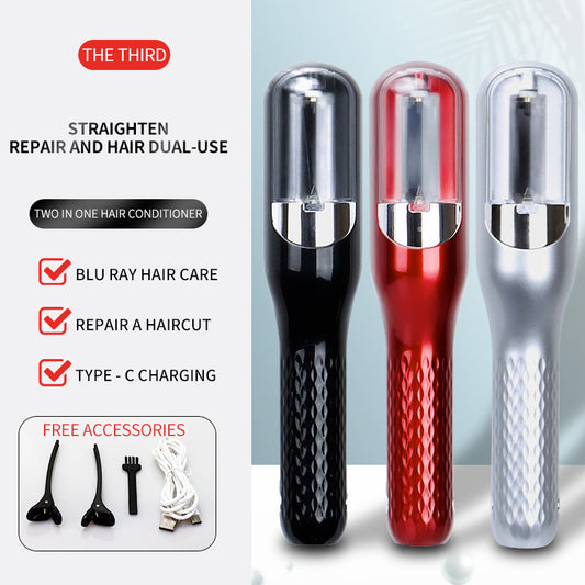 Cross-border multi-function hair clipper hair bifurcation trimmer rechargeable portable home automatic hair clipper electric haircut