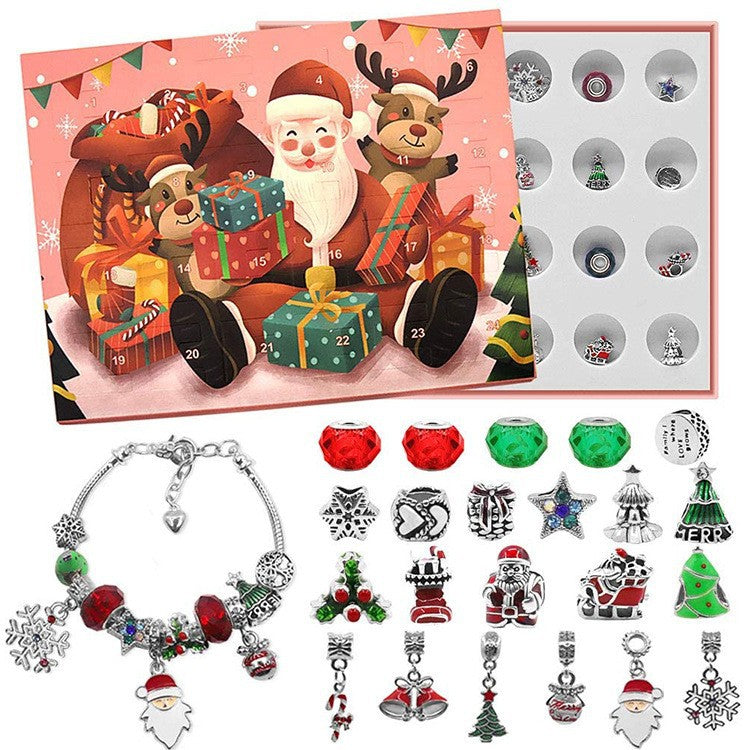 Christmas Advent Calendar Bracelets Set