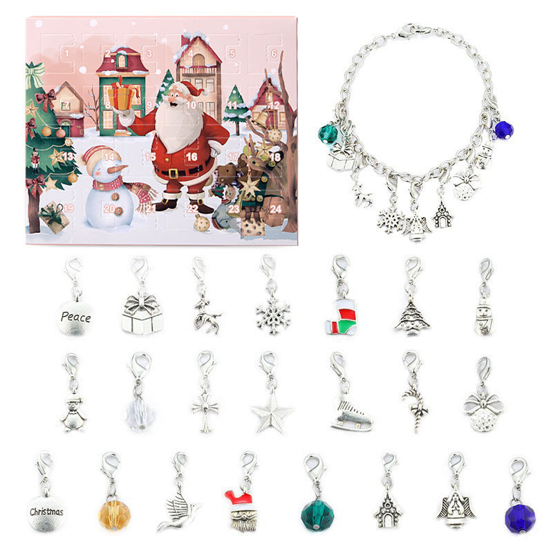 Christmas Advent Calendar Bracelets Set